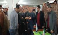  برپایی میز خدمت توسط مسئولان استانی و شهرستانی در برنامه ده شب ده مسجد به مناسبت ایام الله دهه مبارک فجر انقلاب اسلامی